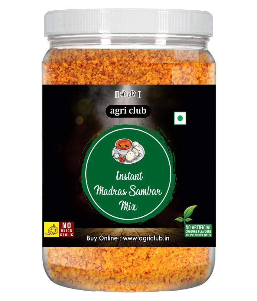 AGRI CLUB Instant Madrasi Sambar Mix Powder 400 gm(Pack of 2 x 200 gms) AGRI CLUB Instant Madrasi Sambar Mix Powder 400 gm(Pack of 2 x 200 gms)