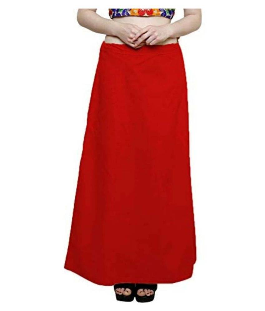 Perfect cloth store Red Cotton Petticoat Perfect cloth store Red Cotton Petticoat