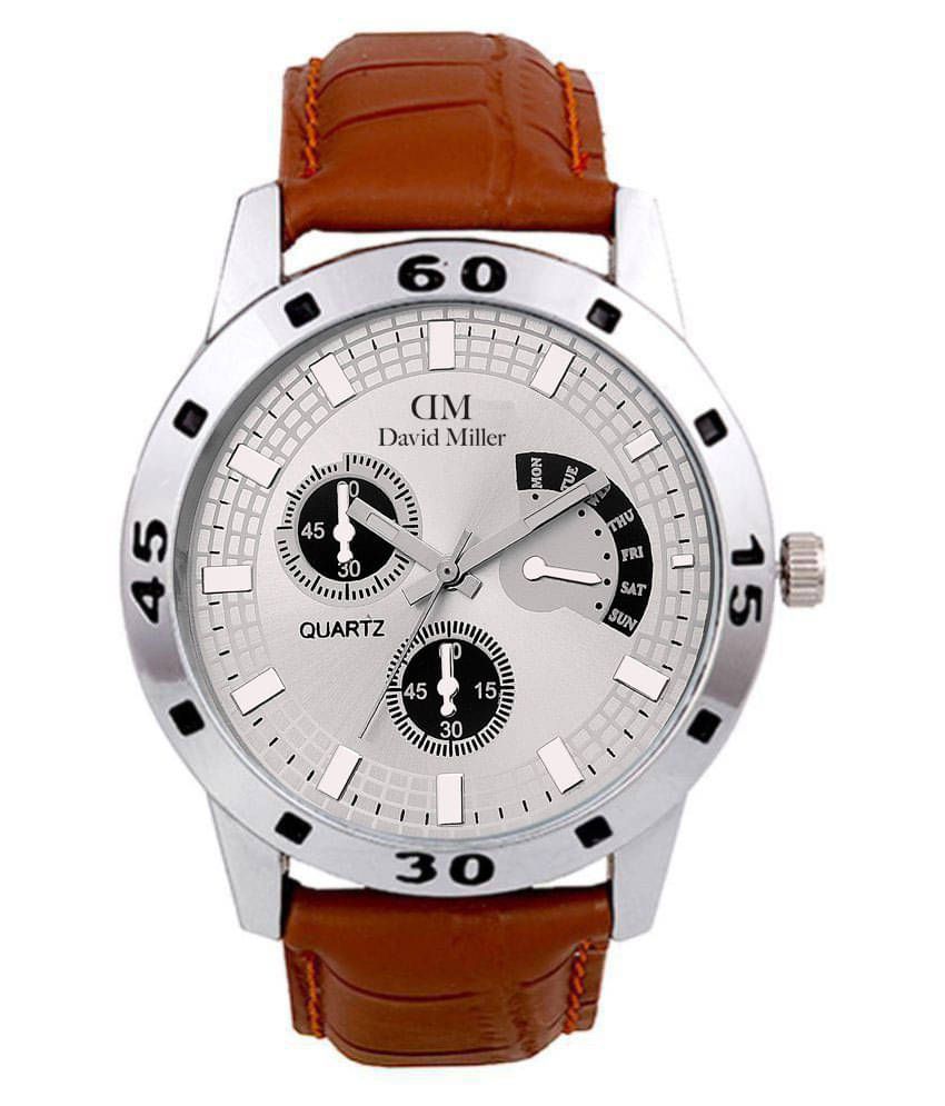     			Walrus DMRCM240 PU Analog Men's Watch
