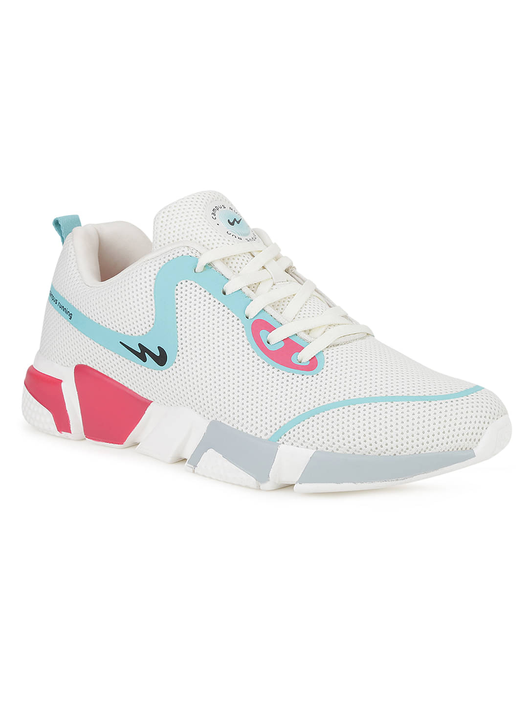     			Campus - White Women's Running Shoes