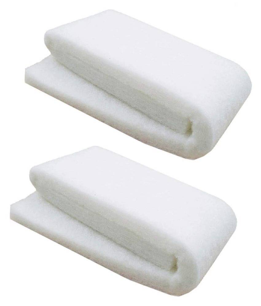     			AQUALYF PETS Aquarium Biochemical Filter Sponge Pad (30cms X 50 cms) Pack of 2 - White