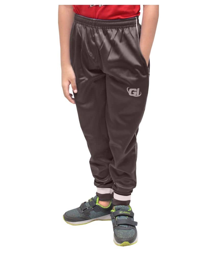 Goodluck Pack of 1 Boys Polyester Trackpant ( Brown ) - Track Pants | Buy online on ZillyBuy