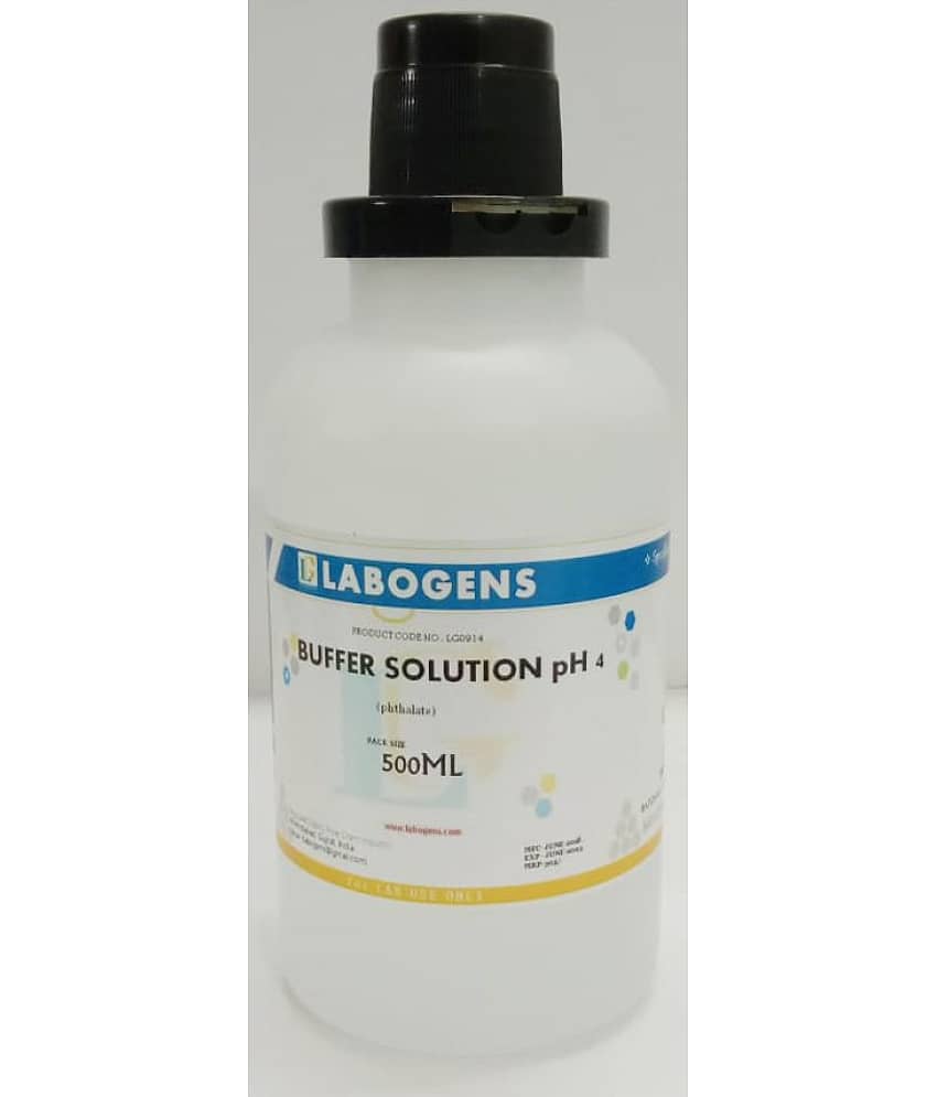 LABOGENS BUFFER SOLUTION pH 4 (phthalate) 500ML - Stationery | Buy online on ZillyBuy