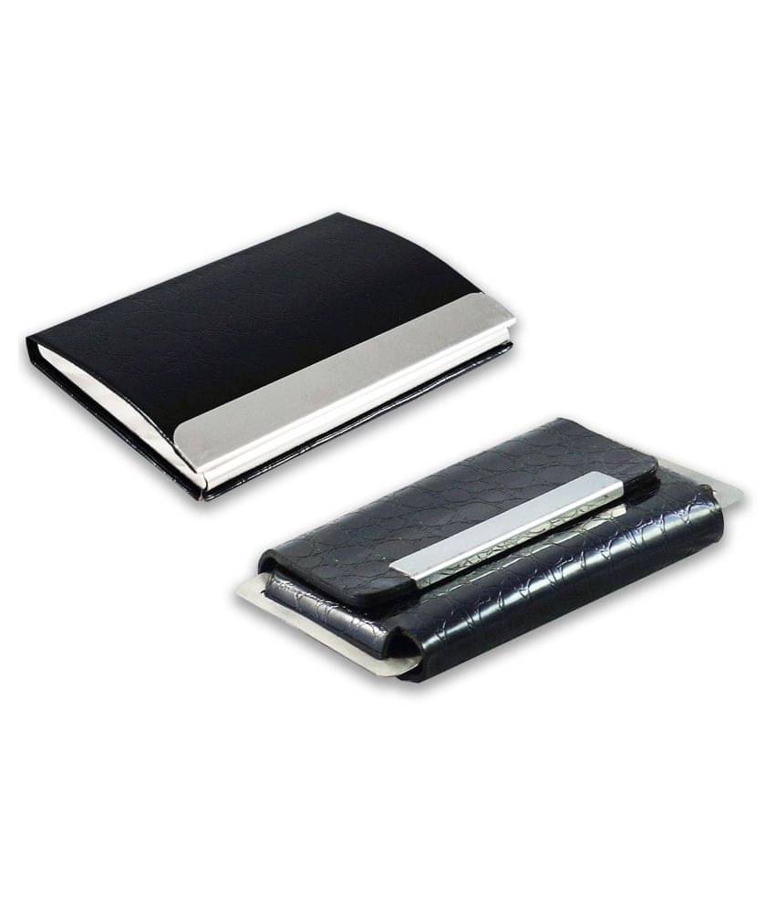 Auteur Multicolor Artificial Leather Professional Looking Debit/Credit/Business/Visiting Card Holders for Men and Women Set of 2 (upto 15 Cards Capacity) Auteur Multicolor Artificial Leather Professional Looking Debit/Credit/Business/Visiting Card Holders for Men and Women Set of 2 (upto 15 Cards Capacity)
