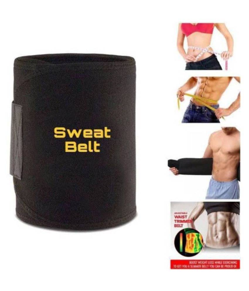     			DynFIT sweat slim belt tummy shaper, body shaper weight loss for men and women adjustable sauna belt slim belt