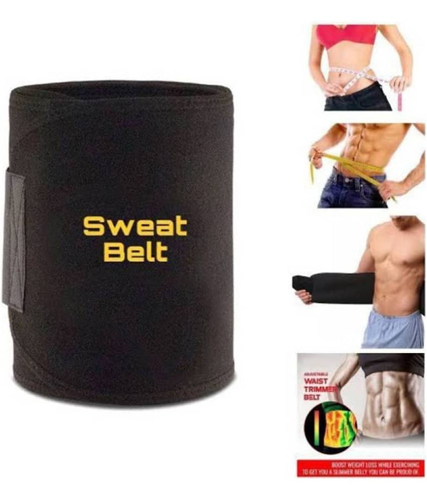 DynFIT sweat slim belt tummy shaper, body shaper weight loss for men and women adjustable sauna belt slim belt - Sports and Fitness Equipment | Buy online on ZillyBuy