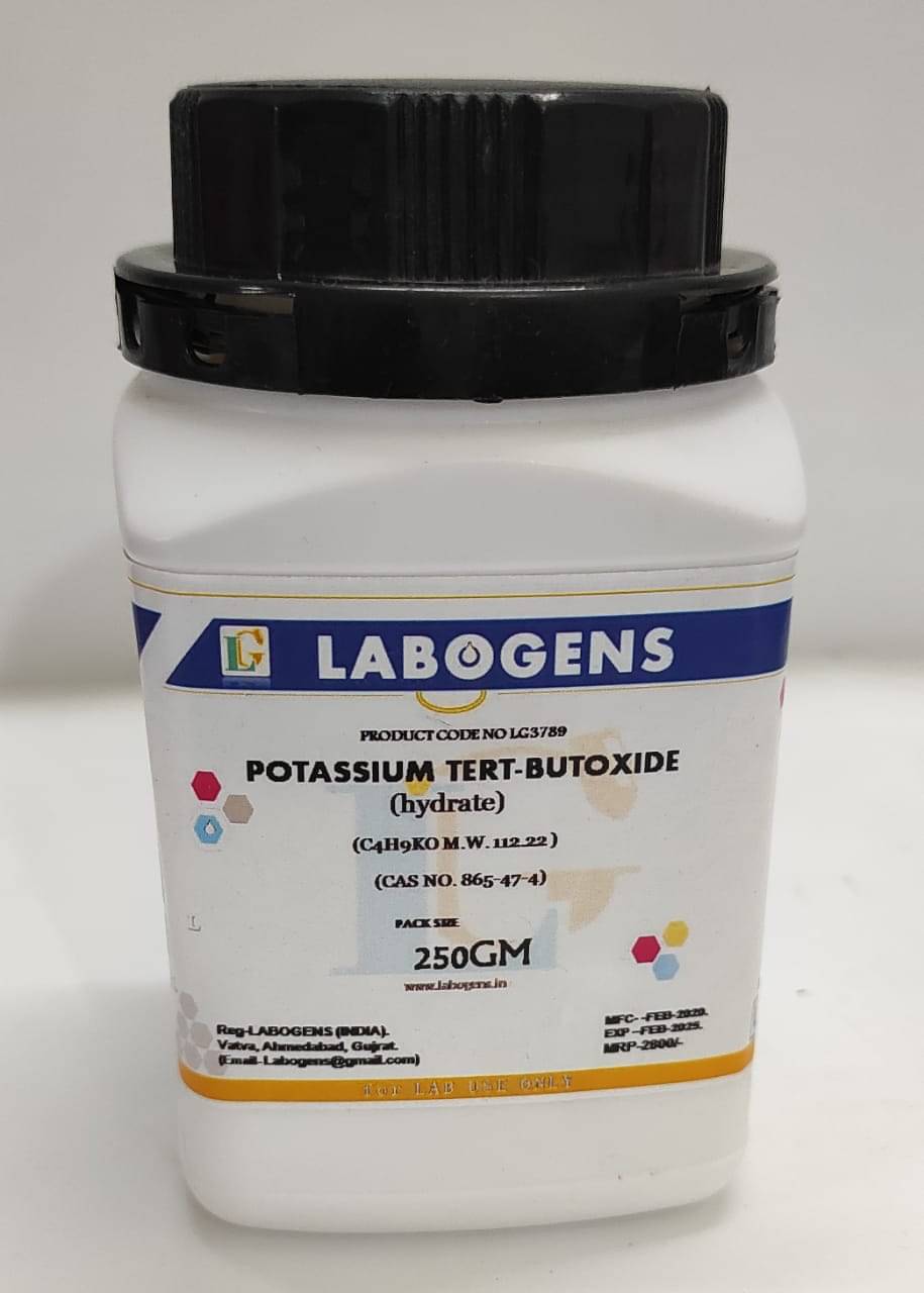     			LABOGENS POTASSIUM TERT-BUTOXIDE (hydrate) 250GM