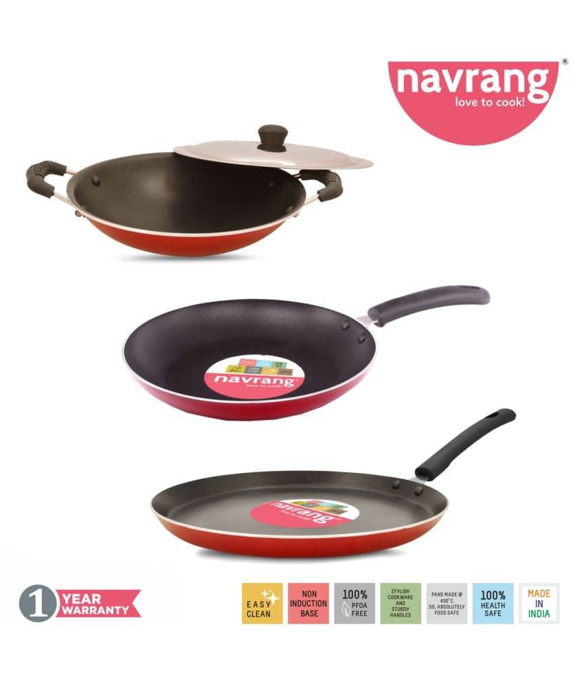     			Navrang 4 Piece Cookware Set