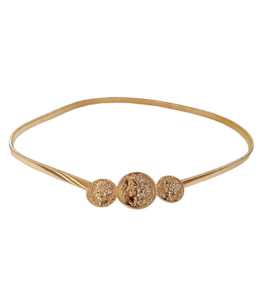 Romp Fashion Golden Stretchable Waist Chain Belt for Girls and Women… - Jewellery Sets | Buy online on ZillyBuy