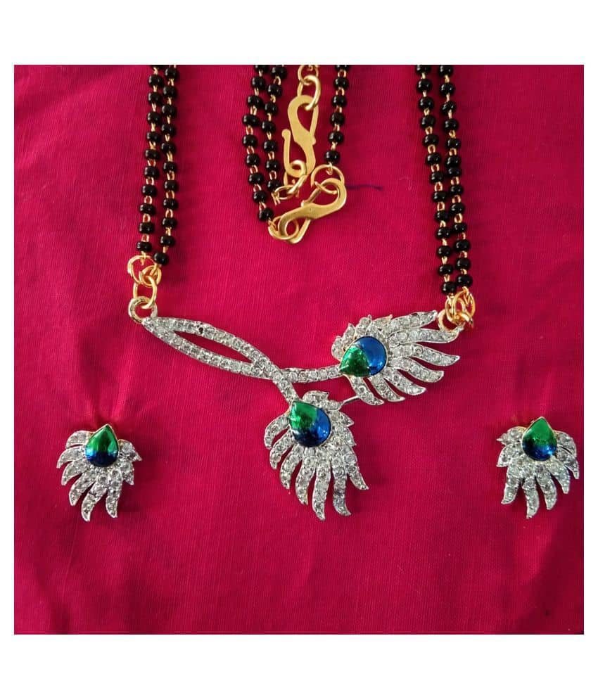 Sunhari Jewels - Golden Mangalsutra Set ( Pack of 1 )