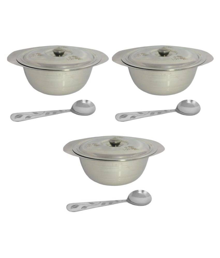     			A & H ENTERPRISES - Silver Serving Bowl ( Pack of 6 )