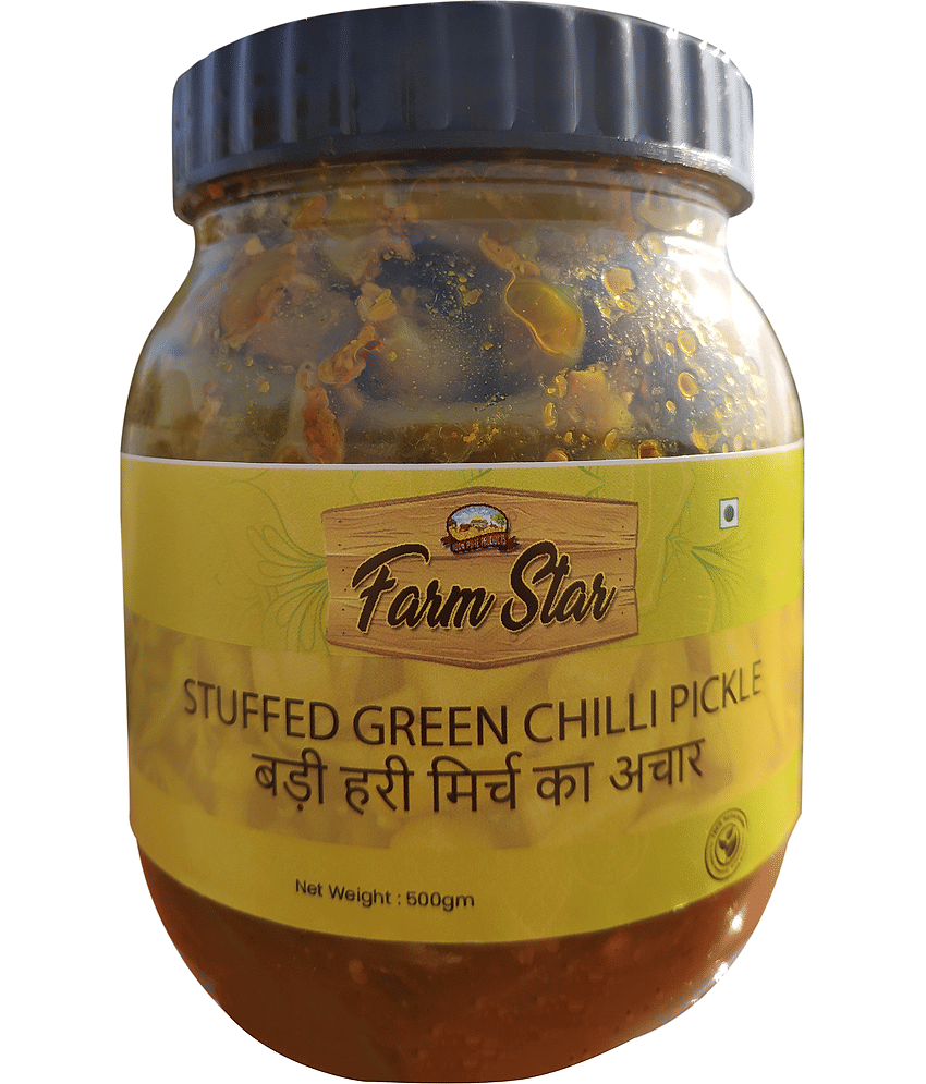 Farm Star (Badi Hari Mirch) Vegetable Pickle 500 g