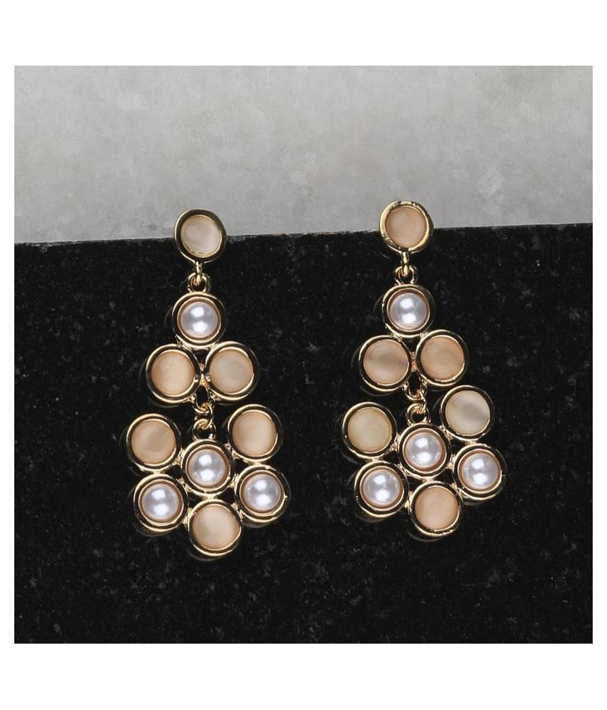     			SILVER SHINE  Atrractive Delicated Patry Wear Pearl Earring For Women Girl