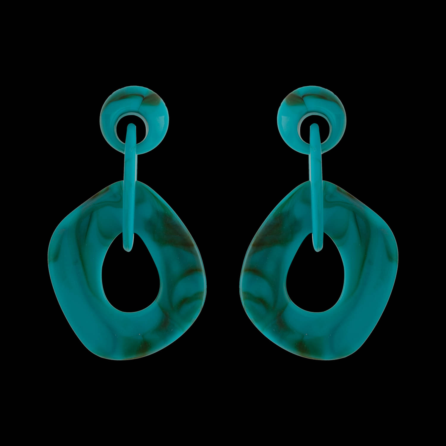 SILVER SHINE Elegant Ocean Blue Designer Partywear Earring For Girls And Women Jewellery SILVER SHINE Elegant Ocean Blue Designer Partywear Earring For Girls And Women Jewellery