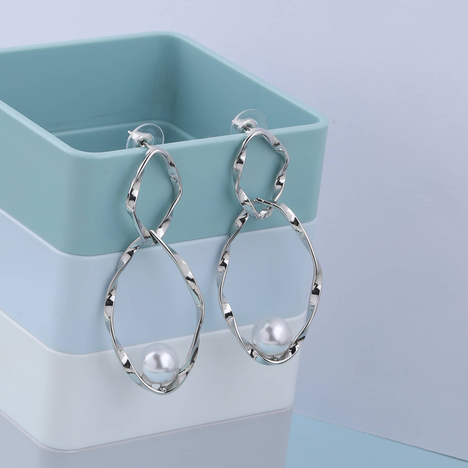 SILVER SHINE Exclusive Delicated Party Wear Stylish Earring For Girl Women - Earrings | Buy online on ZillyBuy