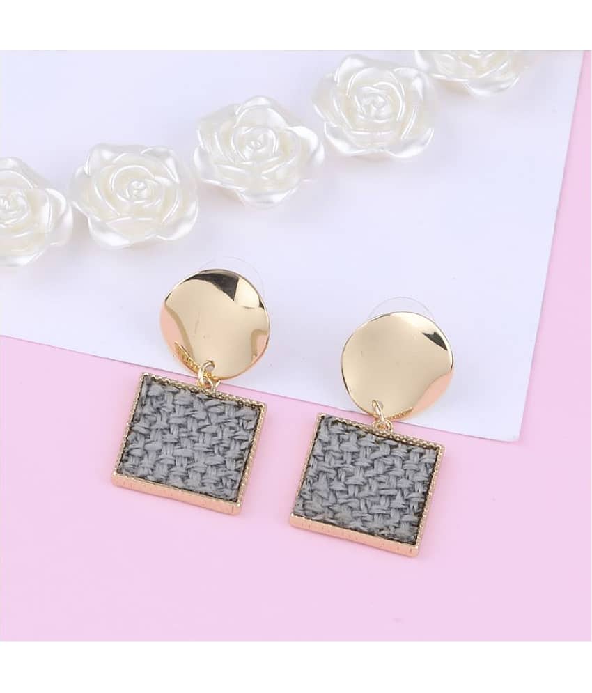 SILVER SHINE Gold Plated Charm Designer Earring For Women Girl - Earrings | Buy online on ZillyBuy
