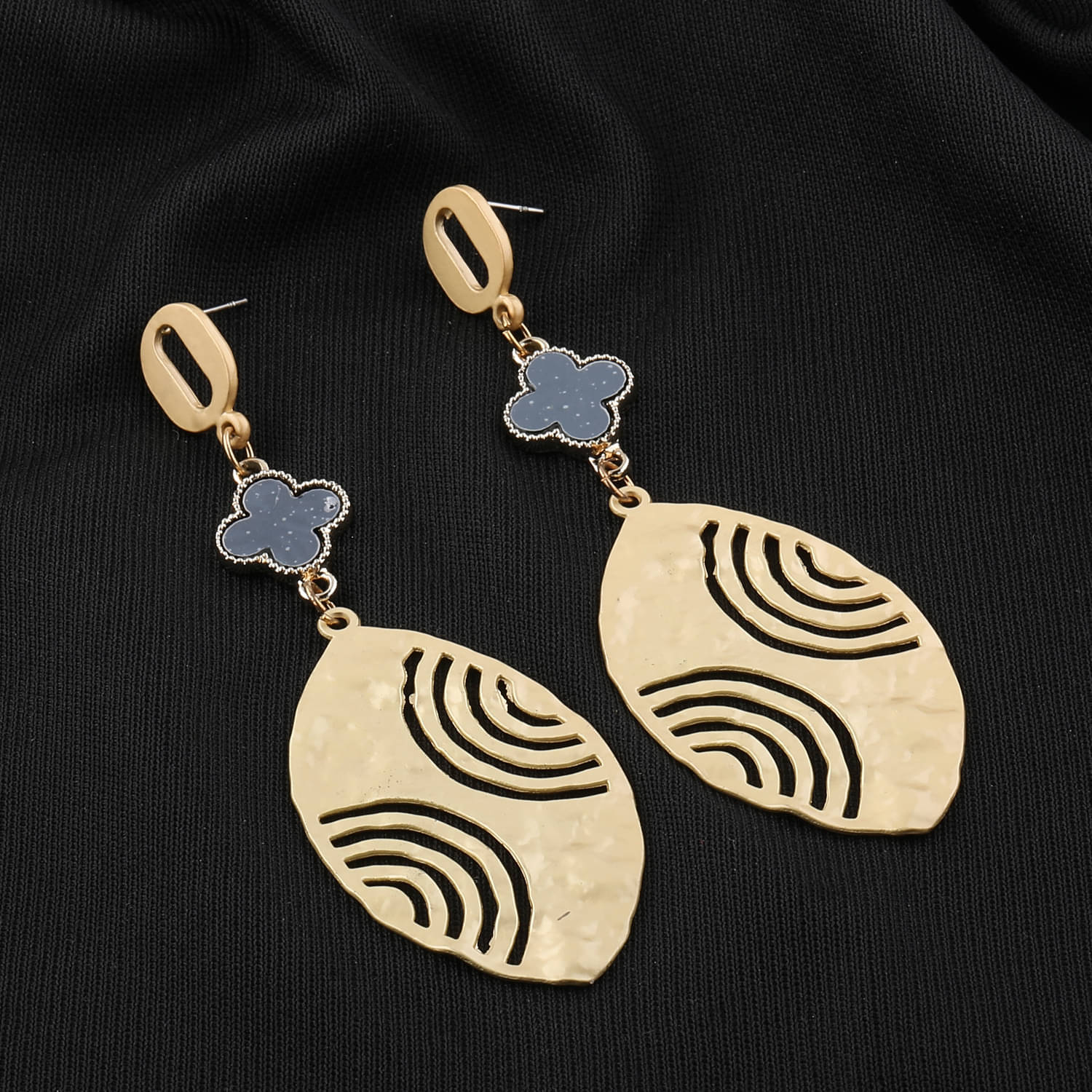 SILVER SHINE Gold Plated Elegant Party wear Drop Earring For Girls And Women Jewellery SILVER SHINE Gold Plated Elegant Party wear Drop Earring For Girls And Women Jewellery