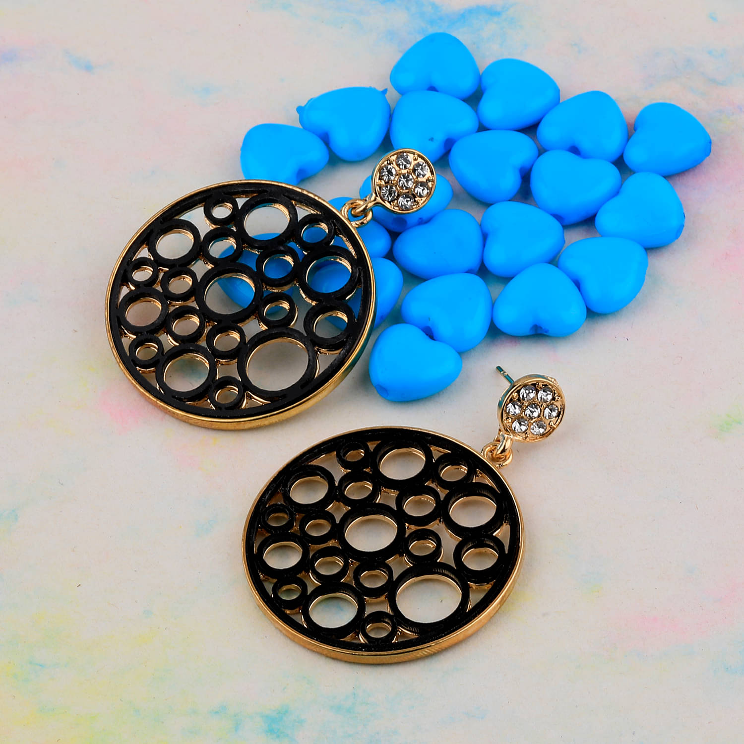     			SILVER SHINE  Gold Plated Stylish Fancy Look Earring For Women Girl