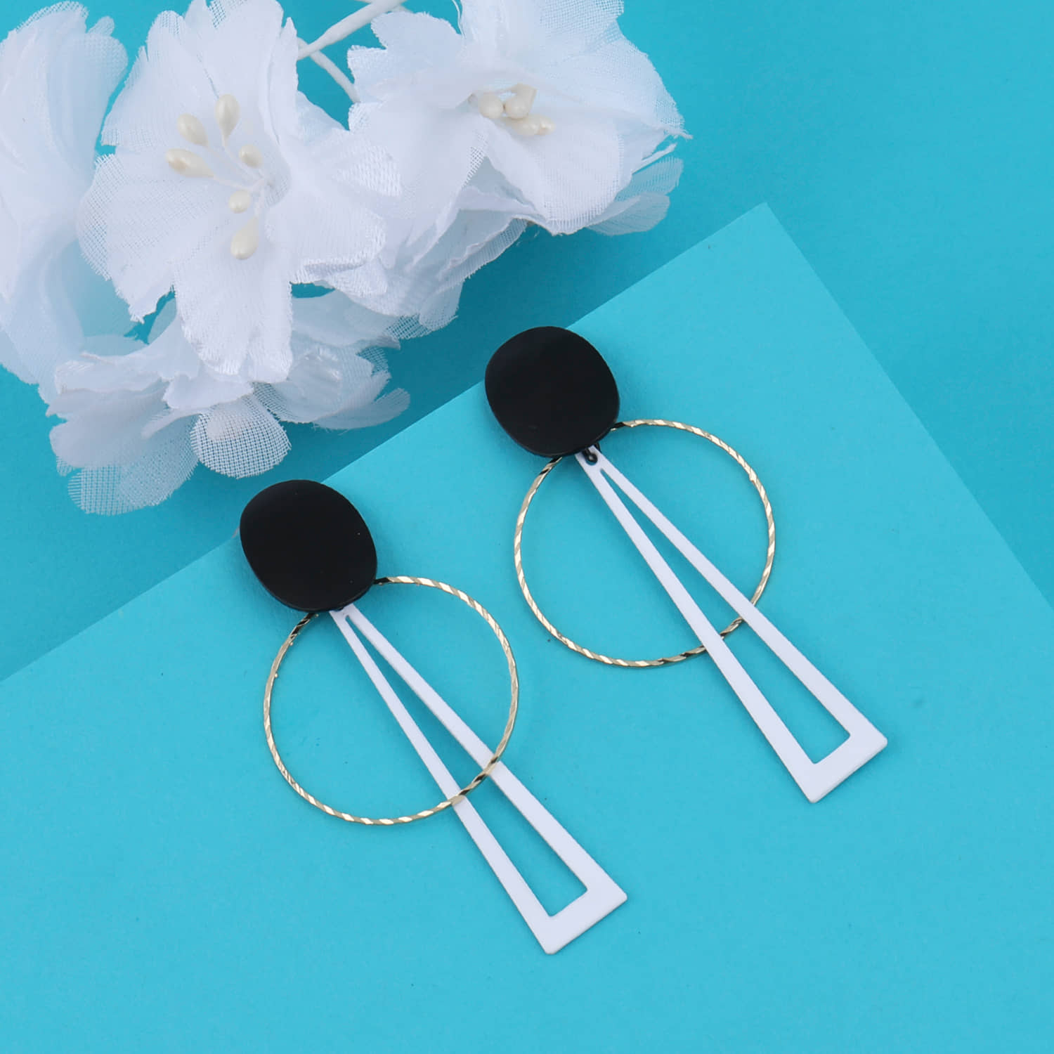 SILVER SHINE  Party Wear Stylish Dangle Earring For Girl Women - Earrings | Buy online on ZillyBuy