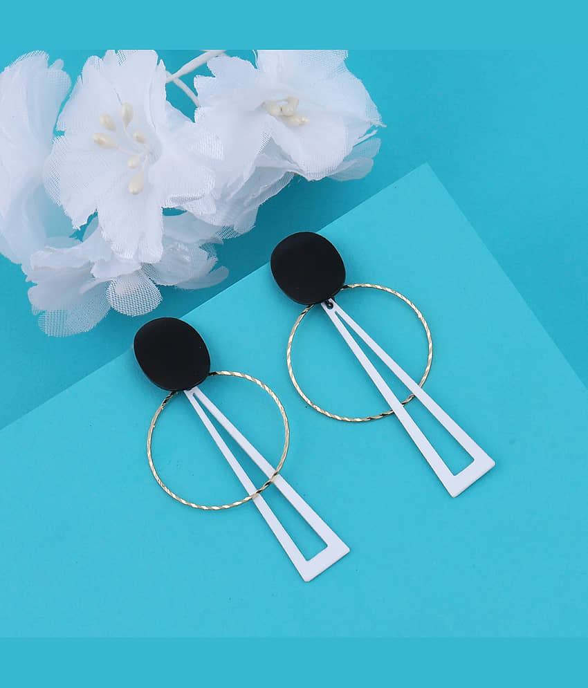 SILVER SHINE Party Wear Stylish Dangle Earring For Girl Women - Earrings | Buy online on ZillyBuy