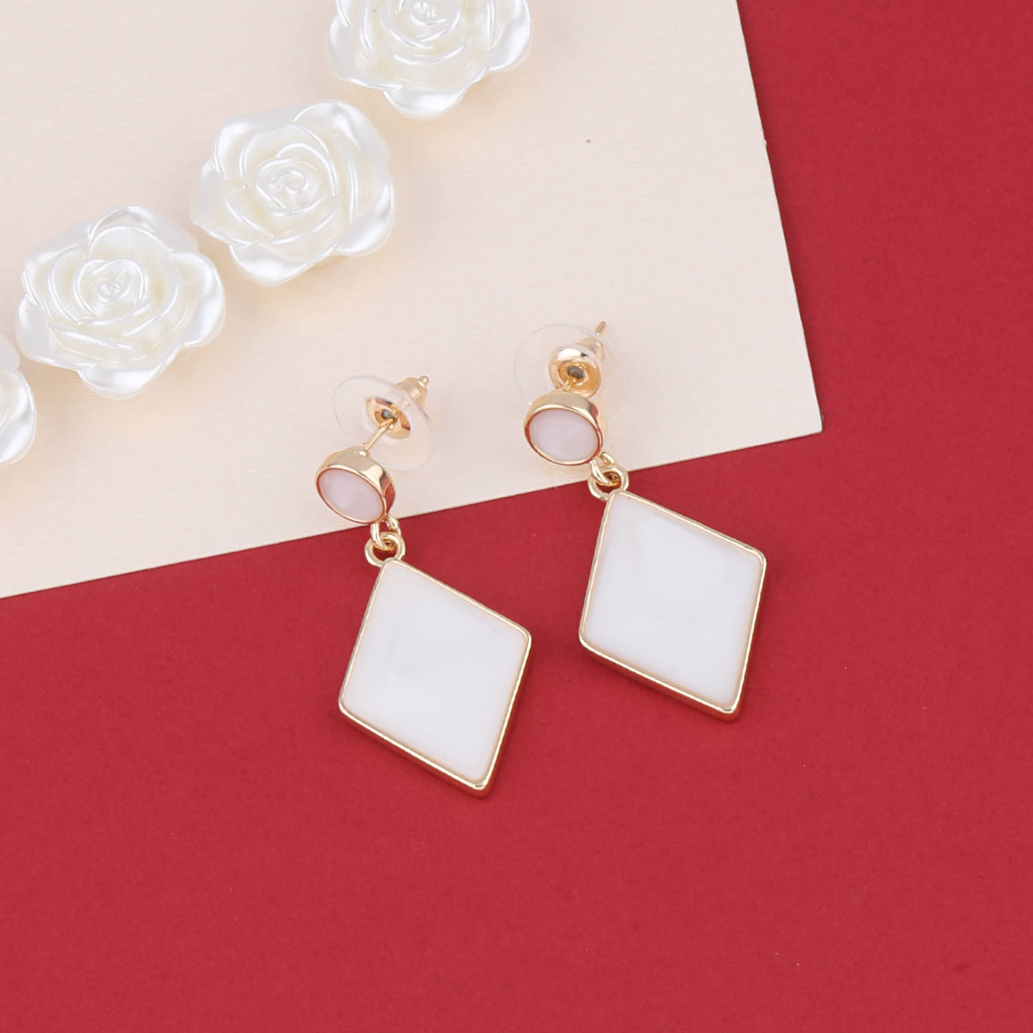     			SILVER SHINE  Stylish Charm Dangle Earring For Girls Women