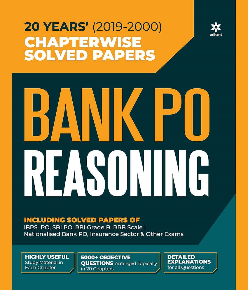 Bank PO Solved Papers Reasoning 2020 - Stationery | Buy online on ZillyBuy