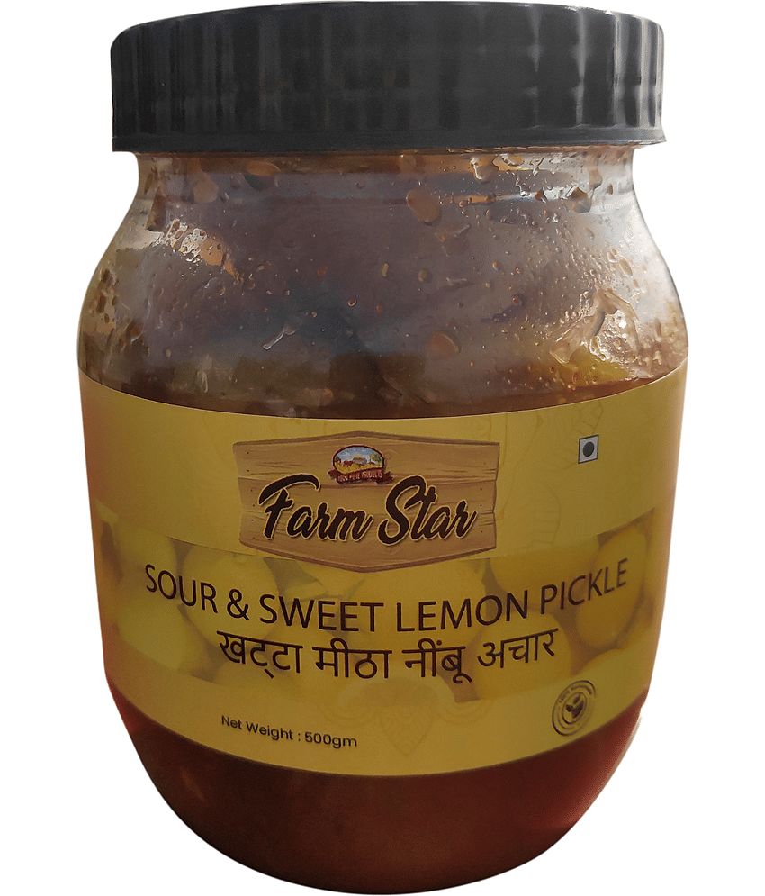 Farm Star (Khatta Mitha Nimbu Achar) Vegetable Pickle 500 g