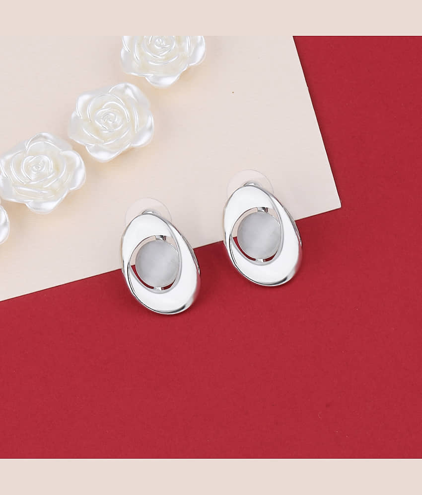 SILVER SHINE Attractive Stylish Stud Earring For Girl Women - Earrings | Buy online on ZillyBuy