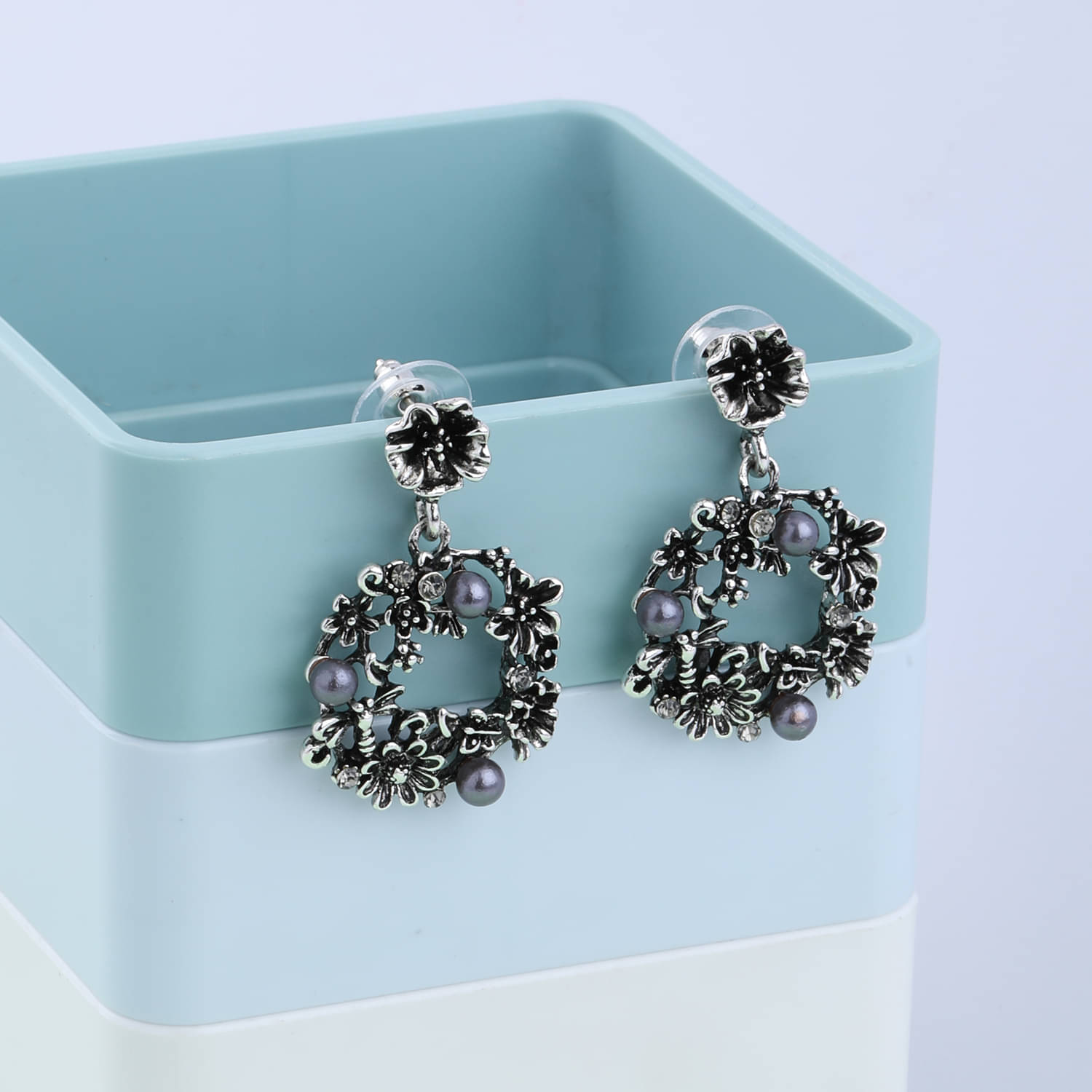     			SILVER SHINE  Party Wear Stylish Charm look Earring For Women Girl