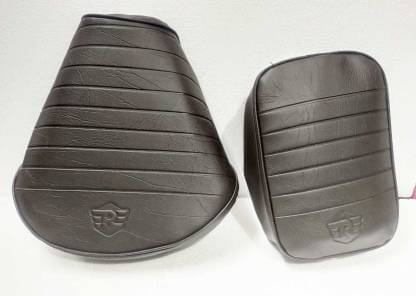     			Seat Cover Brown With RE Logo For Royal Enfield Classic , Classic Chrome , Classic Desert Storm