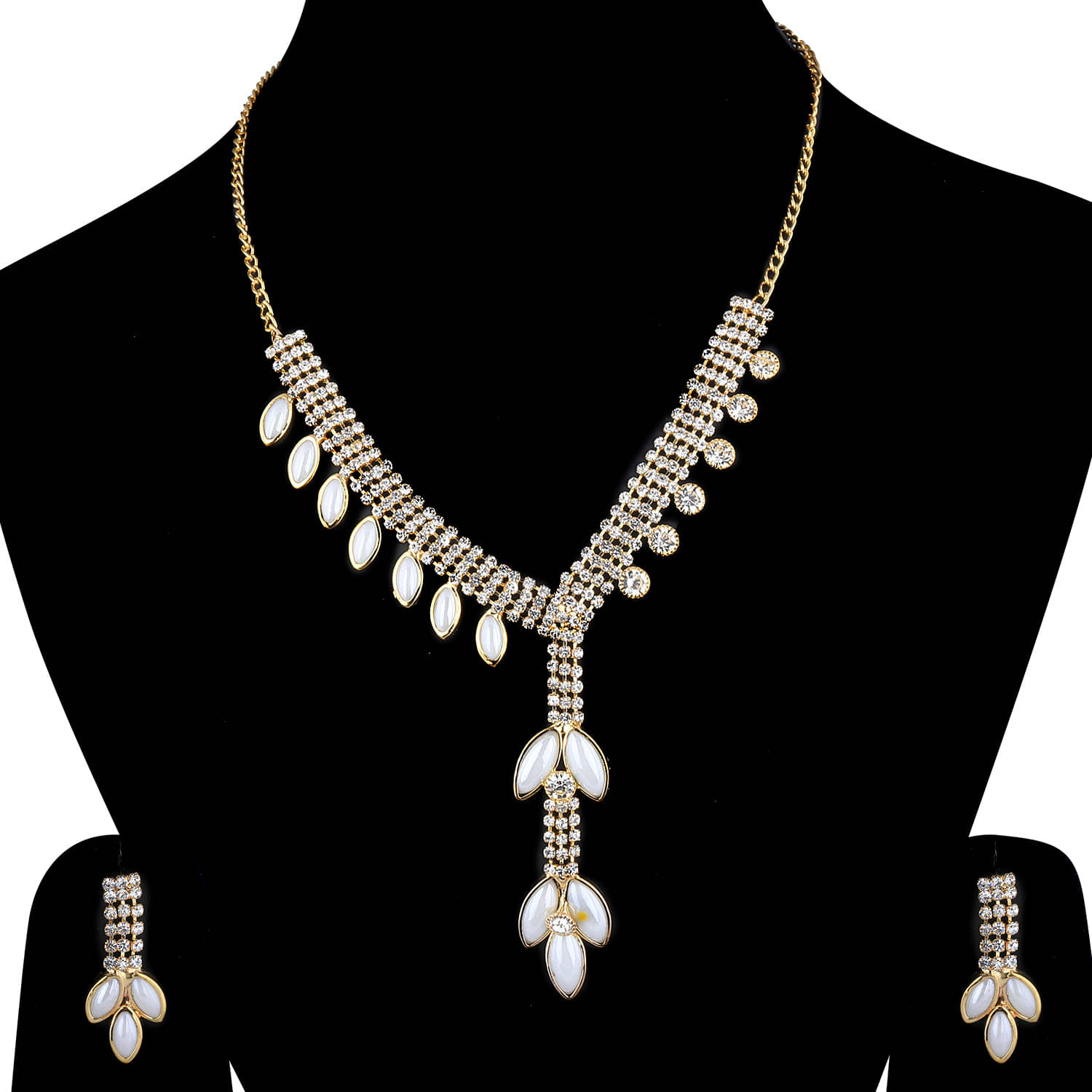 Silver Shine Alloy White Contemporary Contemporary/Fashion Antique Necklaces Set Silver Shine Alloy White Contemporary Contemporary/Fashion Antique Necklaces Set