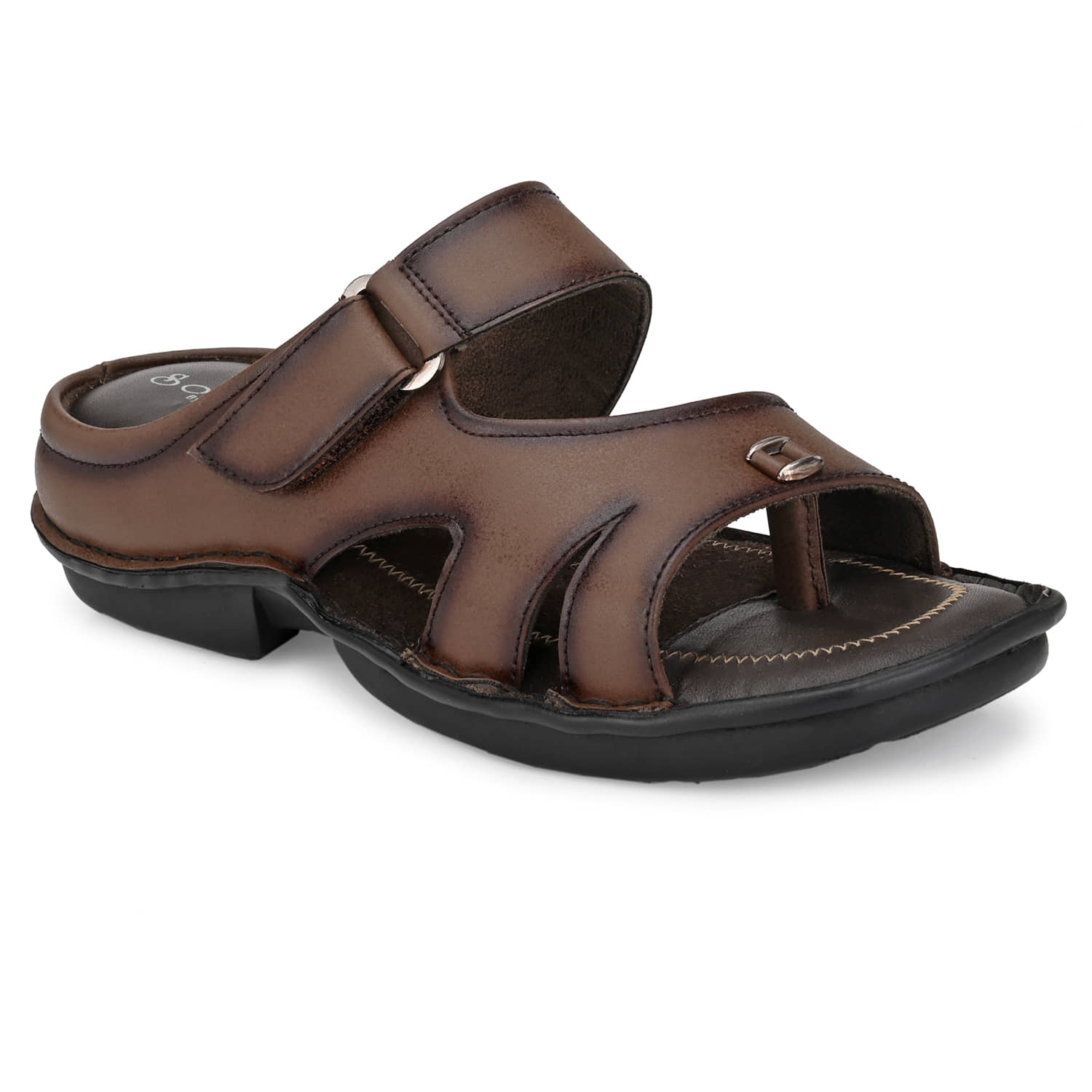 softio Brown Flip Flops