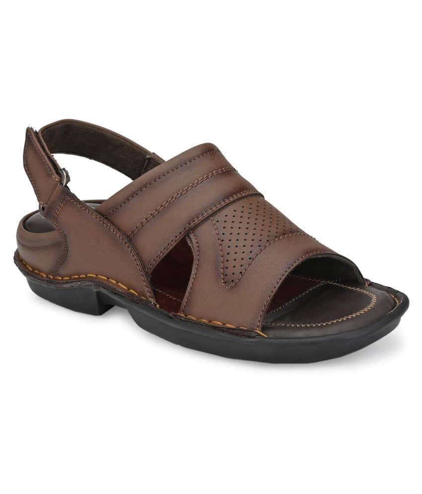 softio Brown Flip Flops