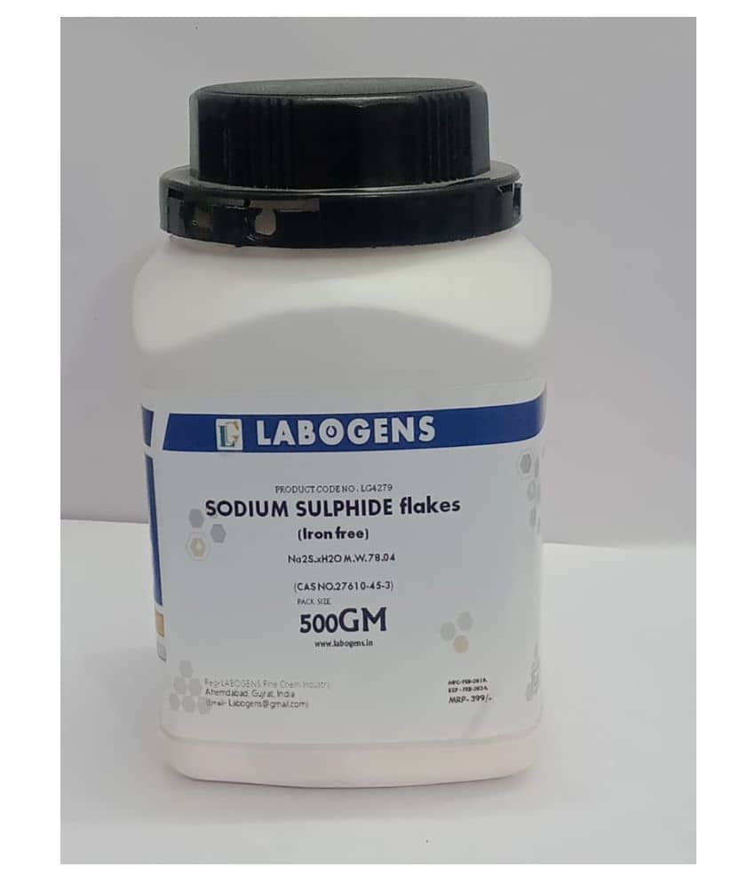 LABOGENS SODIUM SULPHIDE flakes (Iron free)   500GM