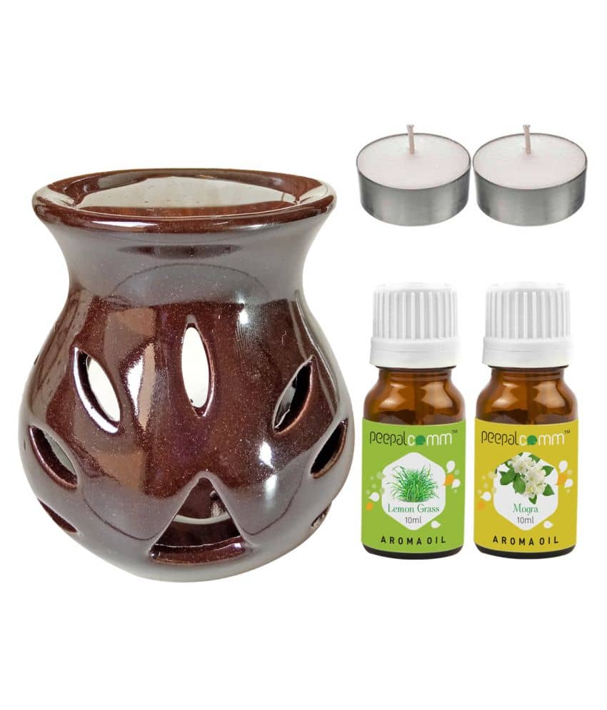 Peepalcomm Ceramic Aroma Oils & Diffusers Set - Pack of 5