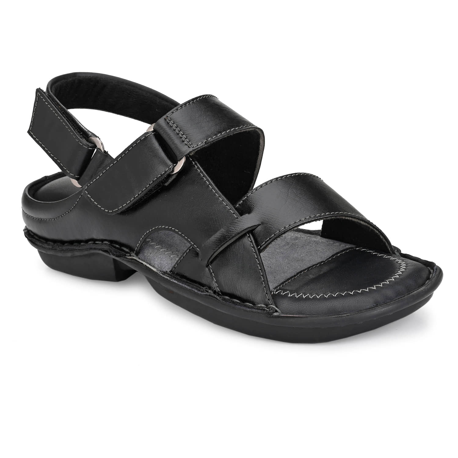 softio - Black Men's Sandals