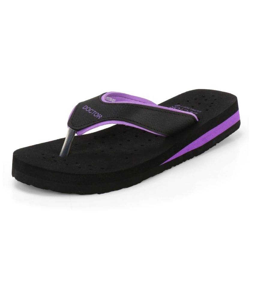     			DOCTOR EXTRA SOFT - Purple Women's Thong Flip Flop