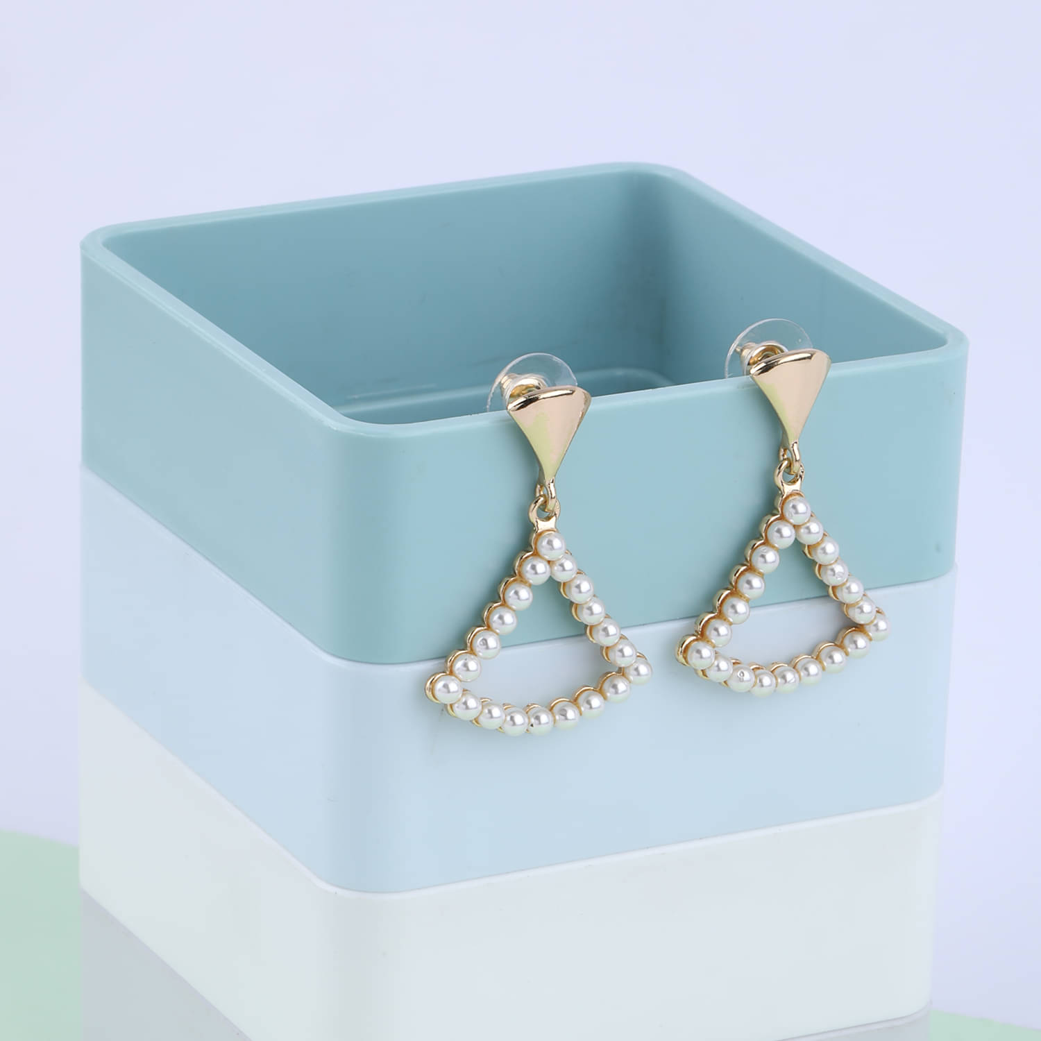     			SILVER SHINE  Party Wear Deliacate Stud Earring For Women Girl