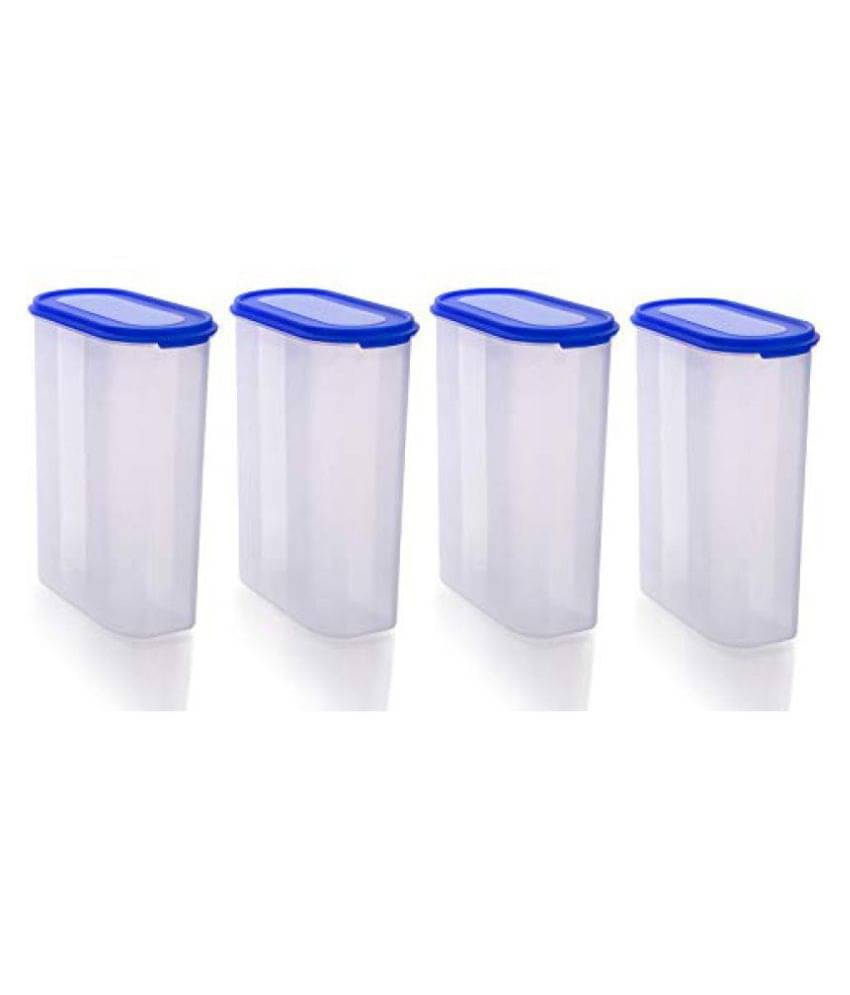     			Analog Kitchenware Dal/Pulse/Grocery Polyproplene Dark Blue Dal Container ( Set of 4 )
