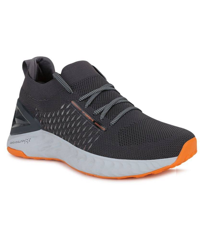 Campus STREET-RUN Gray Running Shoes Campus STREET-RUN Gray Running Shoes
