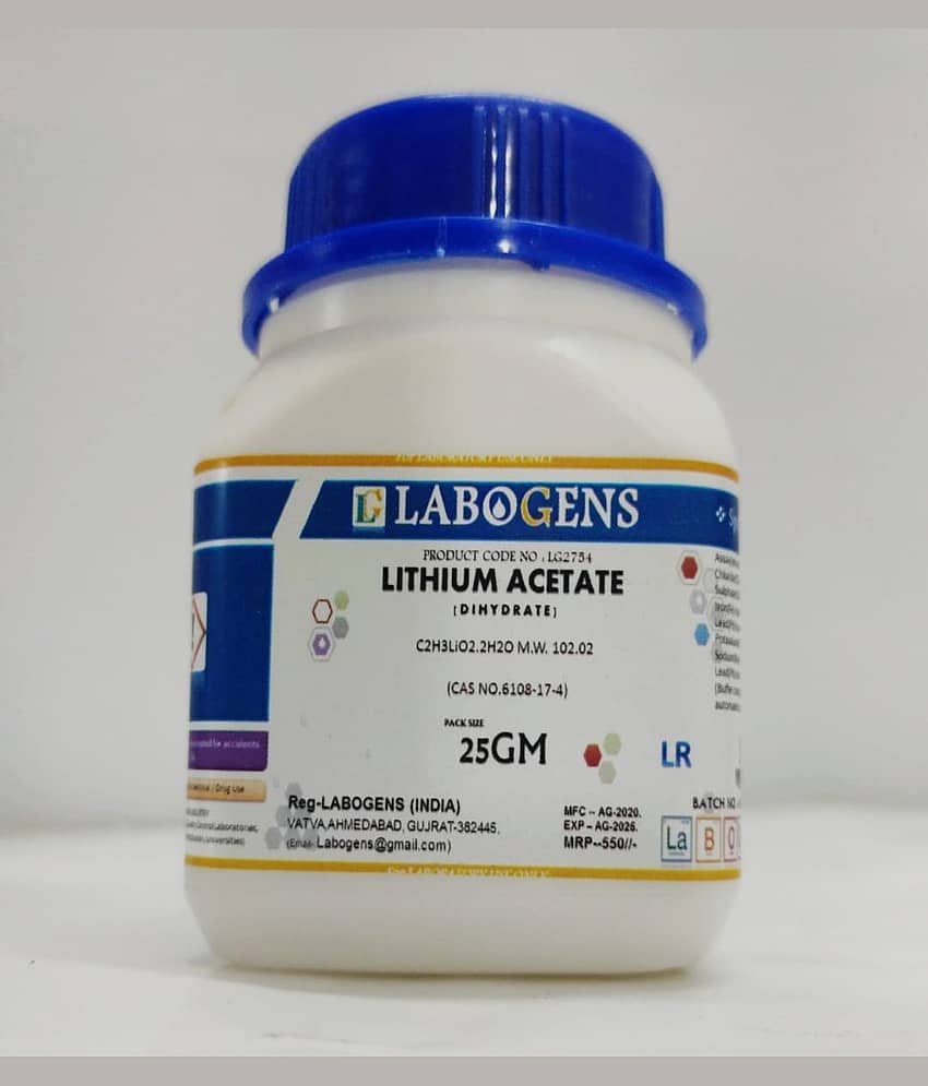 LABOGENS LITHIUM ACETATE (dihydrate) 25GM - Stationery | Buy online on ZillyBuy