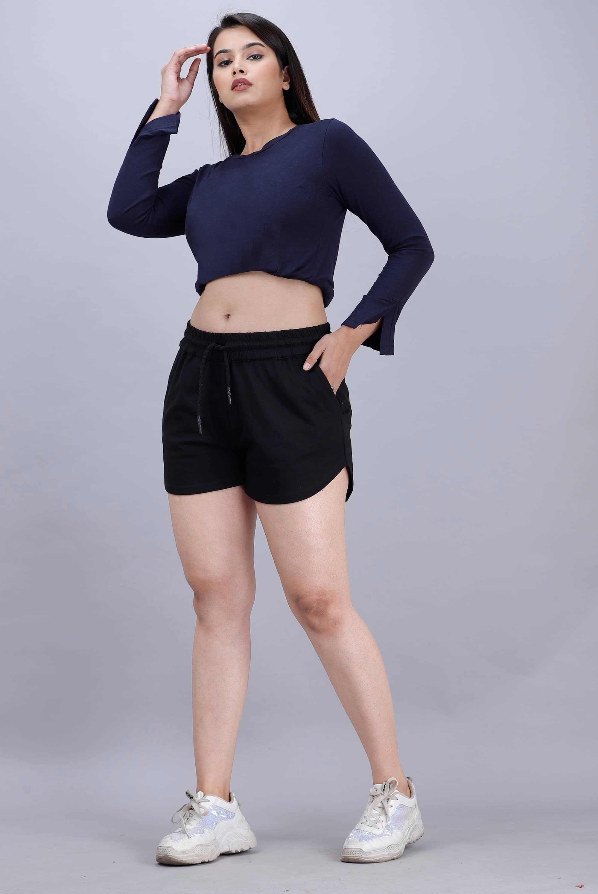 Scrott Merchandise Cotton Skorts - Black