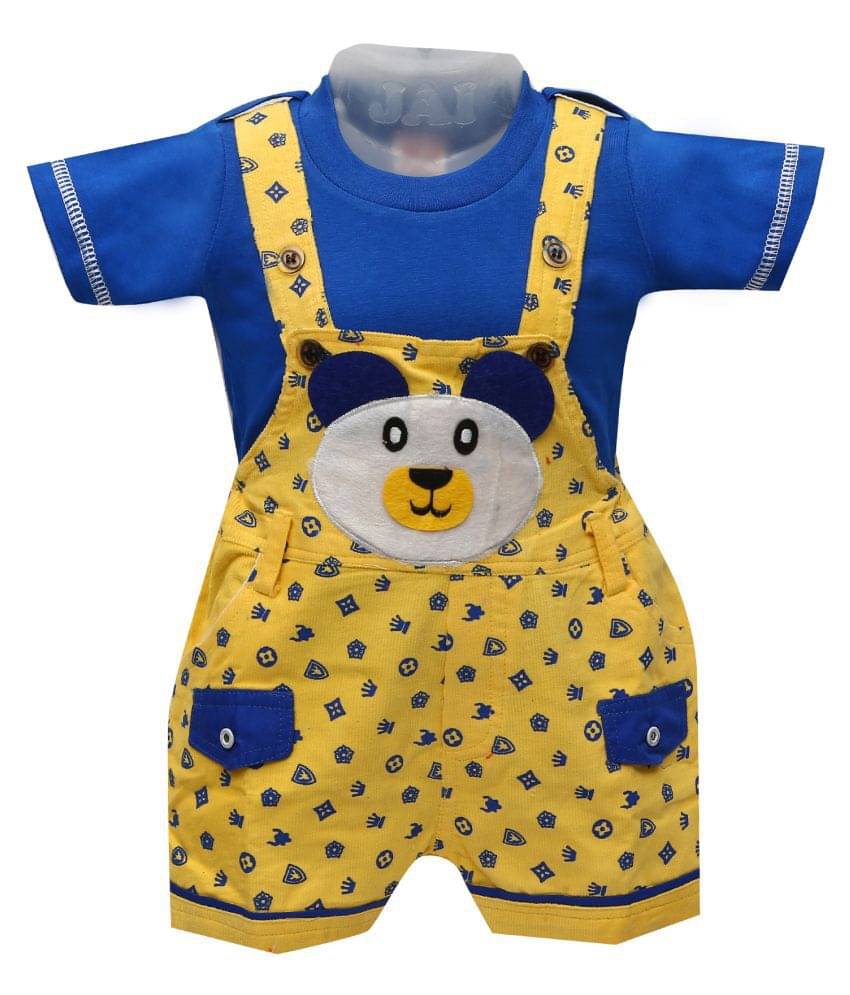     			Zadmus Unisex for Baby Cotton Bodysuit ( Yellow )