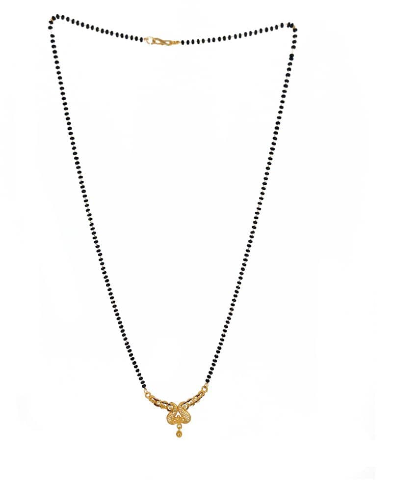 Shankhraj mall Gold Plated Fancy New Mangalsutra For Women-100176