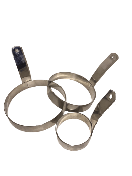     			Dynore Set of 3 Egg ring With Handle