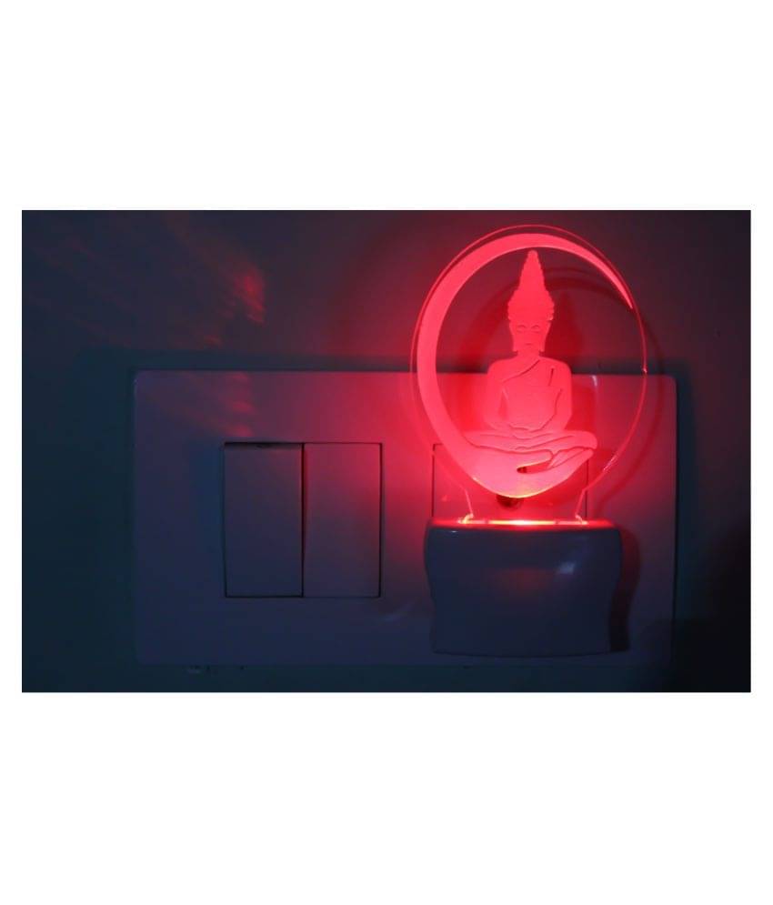 Somil 3D Illusion LED Lord Buddha's Night Lamp Multi - Pack of 1 Somil 3D Illusion LED Lord Buddha's Night Lamp Multi - Pack of 1