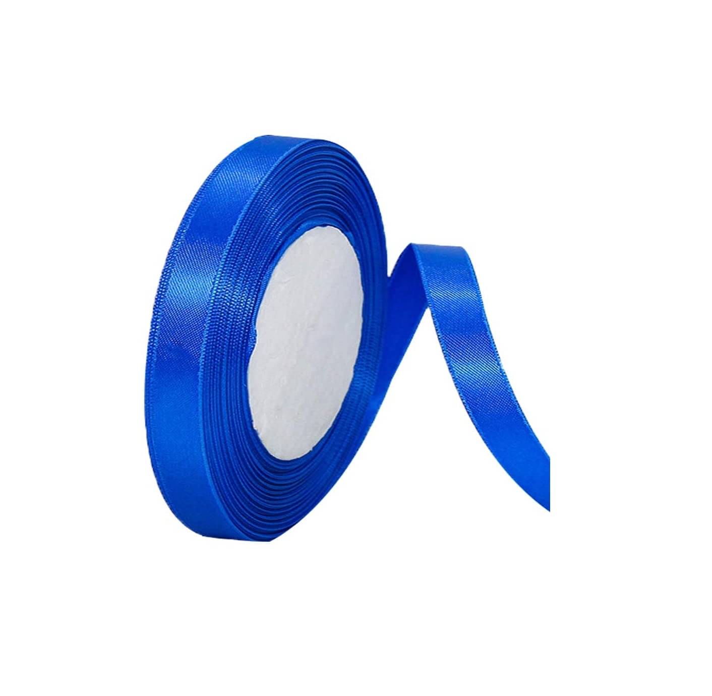     			PRANSUNITA Satin Ribbon Roll, 0.5 inch Wide, 50 Yard Length for Wedding, Party Decoration, DIY Hair Accessories, Sewing, Gift Wrapping, Invitation Embellishments- Royal Blue