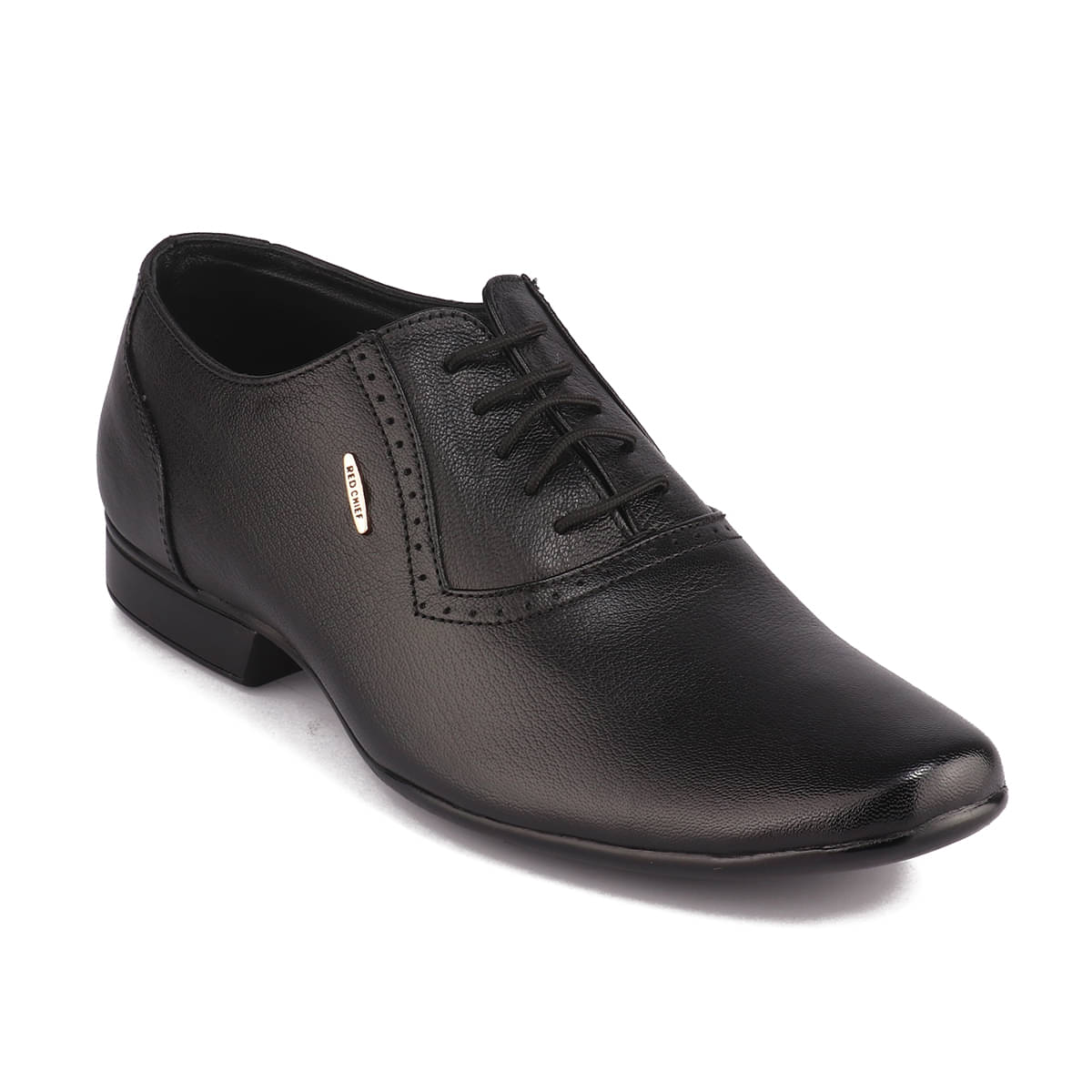     			Red Chief Black Formal Shoes
