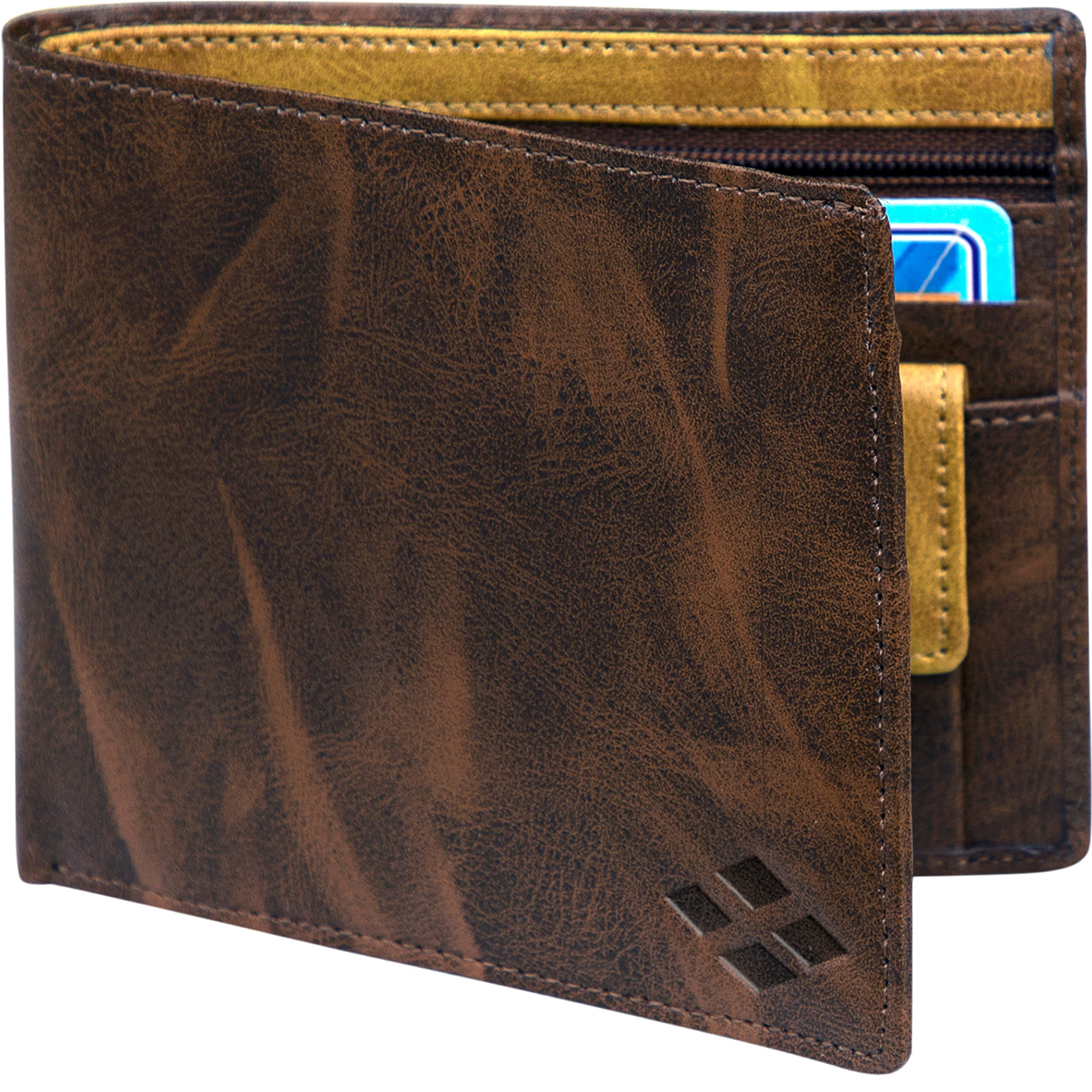     			Topware Faux Leather Tan Casual Regular Wallet
