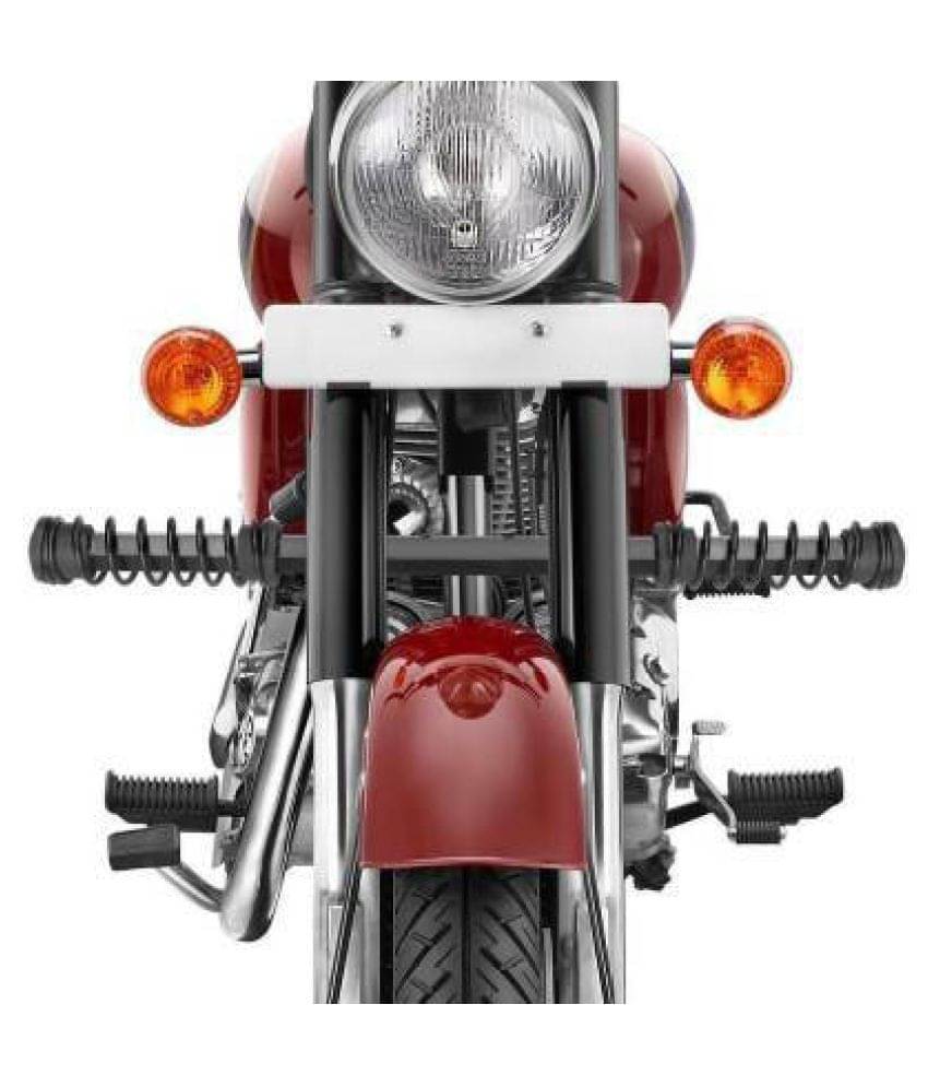     			Spring Rod Safety Guard Black Bike Crash Guard For Royal Enfield Classic , Classic 350cc , 500cc , Electra , Standard